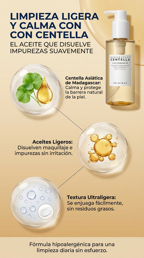 Madagascar Centella: Limpiador Facial Coreano, Doble Limpieza