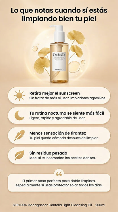 Madagascar Centella: Limpiador Facial Coreano, Doble Limpieza