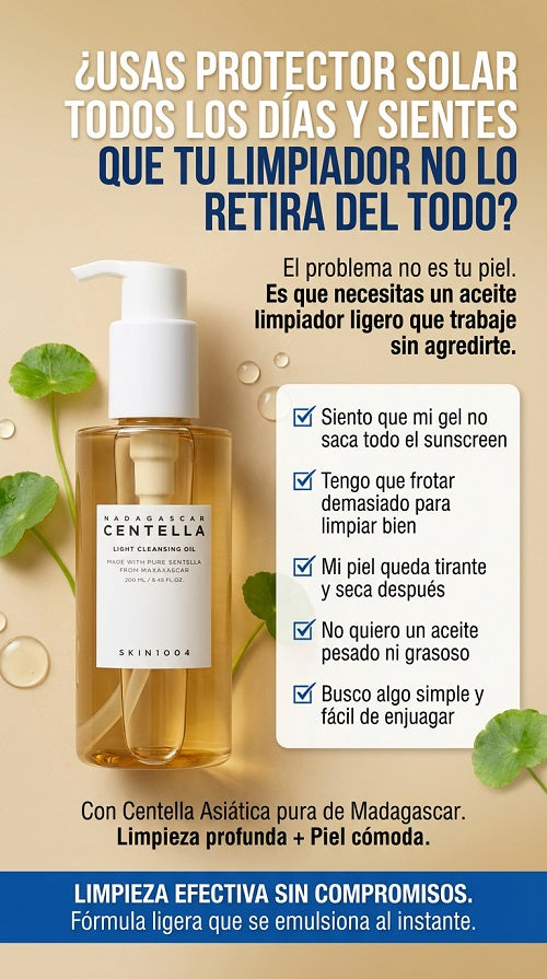 Madagascar Centella: Limpiador Facial Coreano, Doble Limpieza
